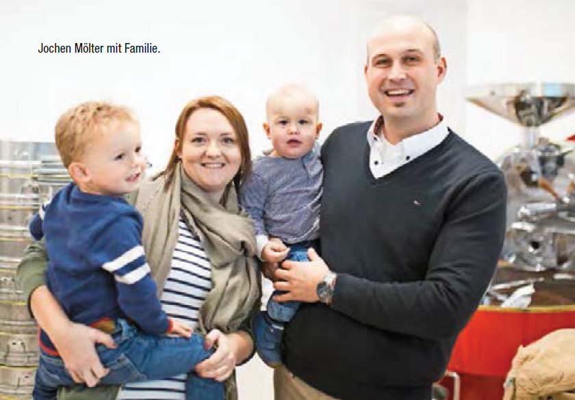 Jochen Mölter mit Familie